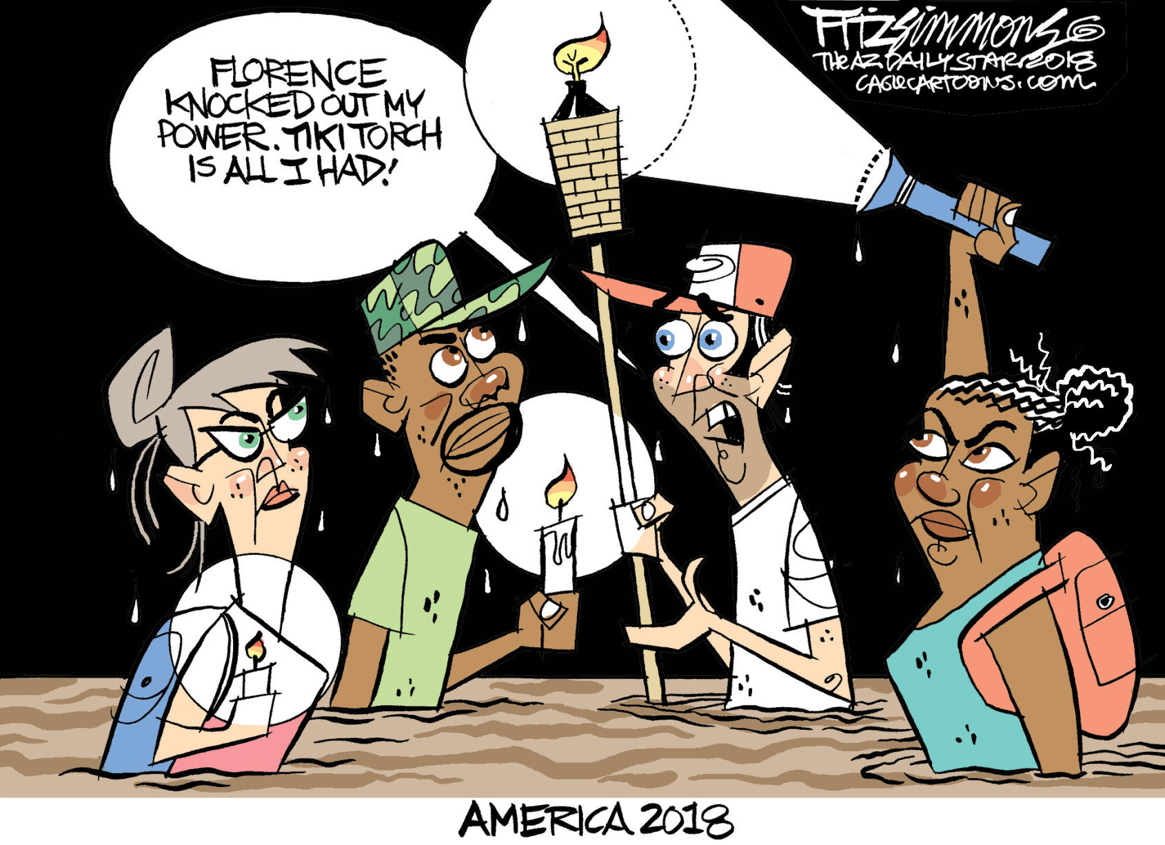 Daily Fitz Cartoon: Hurricane Florence